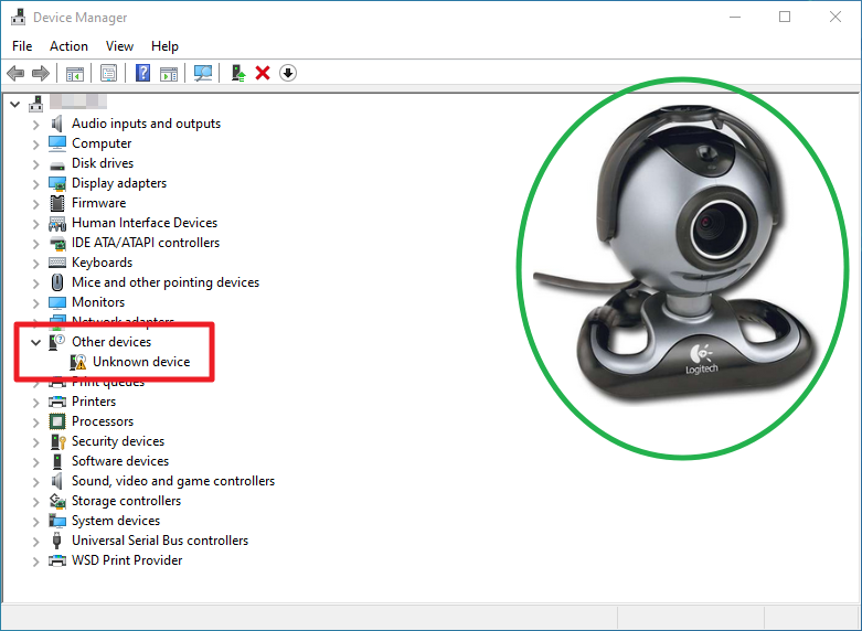 logitech quickcam express webcam driver windows 10